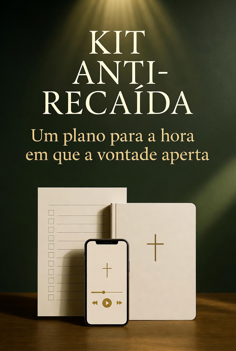 Kit Anti-Recaída — um plano para a hora em que a vontade aperta